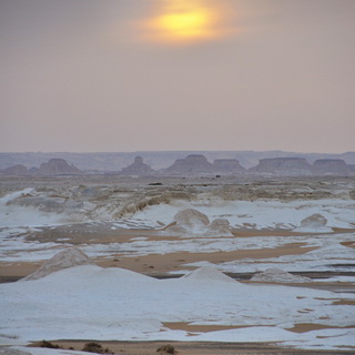 Old White Desert - Sunset